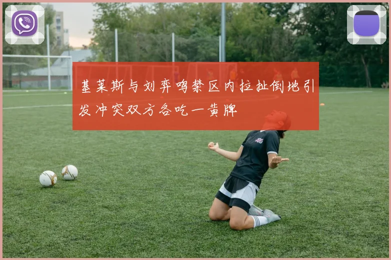 基莱斯与刘弈鸣禁区内拉扯倒地引发冲突双方各吃一黄牌